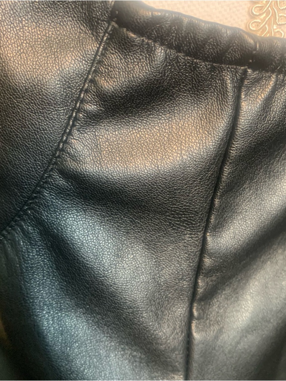 Bustier faux leather size medium. Almost Famous Top. - Picture 4 of 9